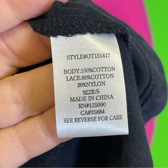 Others Follow, Hi Low Tank Top, Lace Back Detail. Size Small. Excellent cond! - Picture 3 of 5